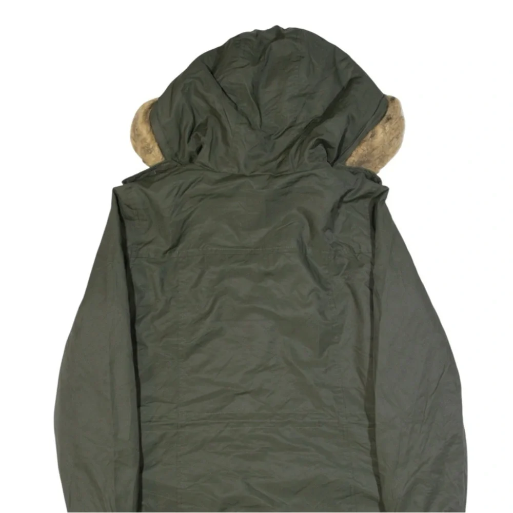 LEVI’s Hooded Parka w/ Faux Fur Trim in Olive Green Size Small — SUPER WARM!!! - Picture 8 of 15